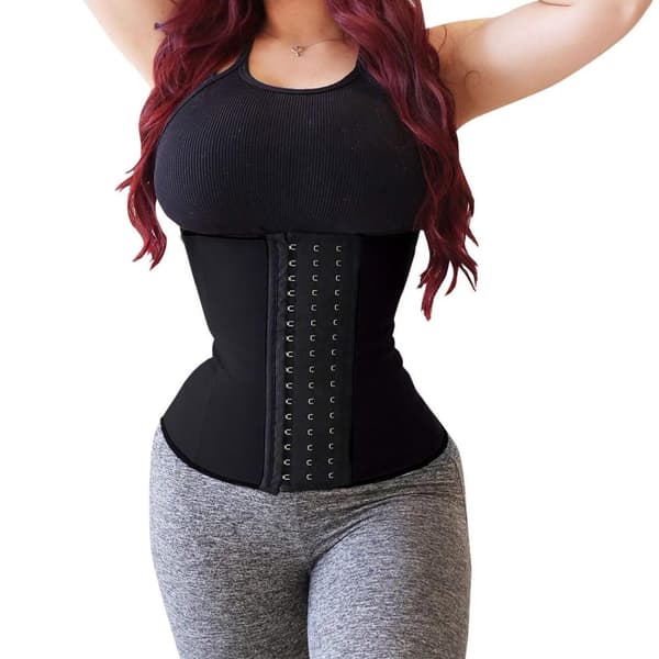 Waist Trainer - Korsetti - Musta