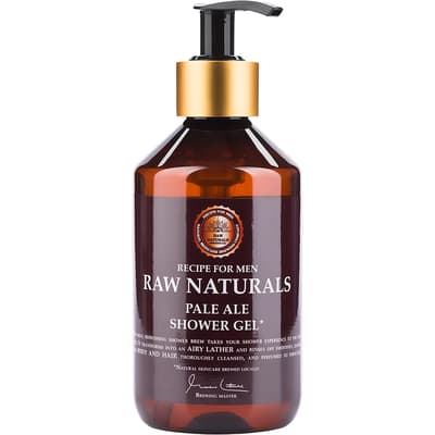 Raw Naturals by Recipe for Men, Pale Ale Shower Gel, 300 ml