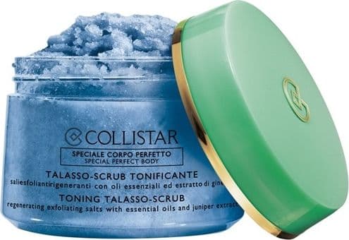 COLLISTAR TONING TALASSO SCRUB REGENERATING EXFOLIATING SALTS WITH ESSENTIAL OILS AND JUNIPER EXTRACT 700G