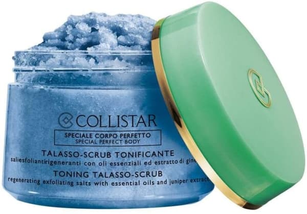 COLLISTAR TONING TALASSO SCRUB REGENERATING EXFOLIATING SALTS WITH ESSENTIAL OILS AND JUNIPER EXTRACT 700G