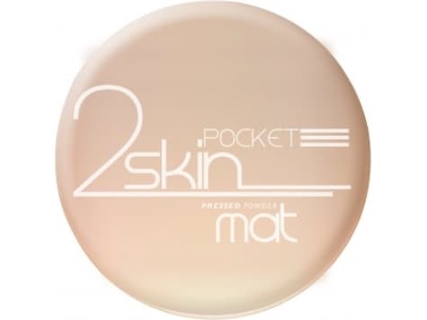 BELL Matting powder "2 Skin" Pocket no. 044 sun beige pressed 9g