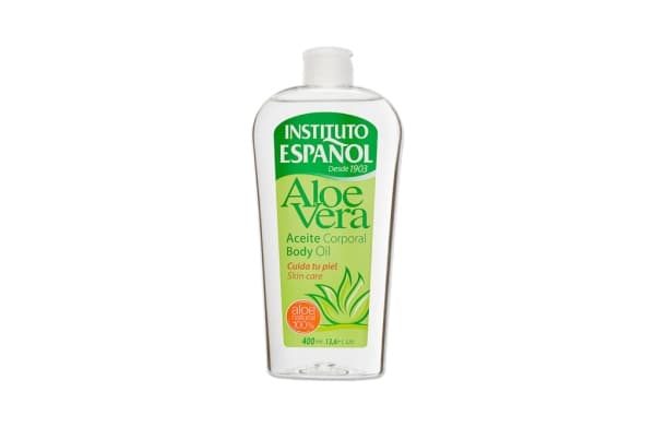 Instituto Español Aloe Vera, 400 ml, Elasticitet, Fuktgivande, Skyddande, Flaska, Vitamin A, Vitamin B1, Vitamin B12, Vitamin B2, Vitamin B6, Paraffi