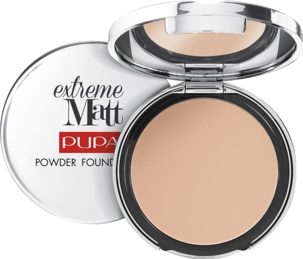 Pupa Extreme Matt Powder Foundation podkład w kompakcie 020 Light Beige 11g