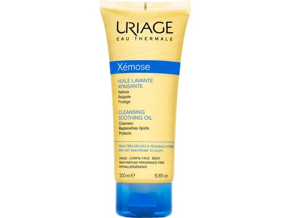 Alkotest URIAGE_Xemose Cleansing Soothing Oil Very Dry Skin badeolje for tørr hud 200ml