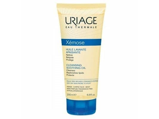 Alkotest URIAGE_Xemose Cleansing Soothing Oil Very Dry Skin badeolje for tørr hud 200ml