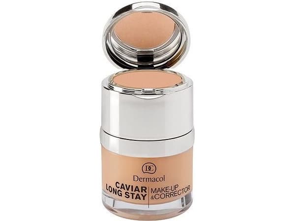 Dermacol Caviar Long Stay Make-up & Corrector ansiktsfoundation 1 blek 30ml