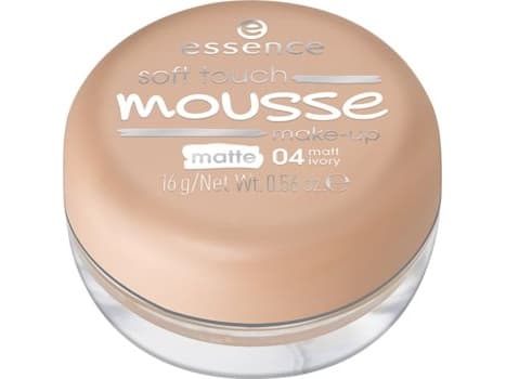 Essence Soft Touch Mousse Make-up Foundation in mousse 04 Matt Ivory 16g