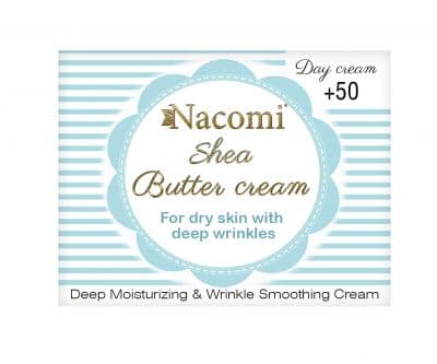 NACOMI_Shea Butter Cream kasvovoide E-vitamiinilla ja hyaluronihapolla 50+ päivä 50ml