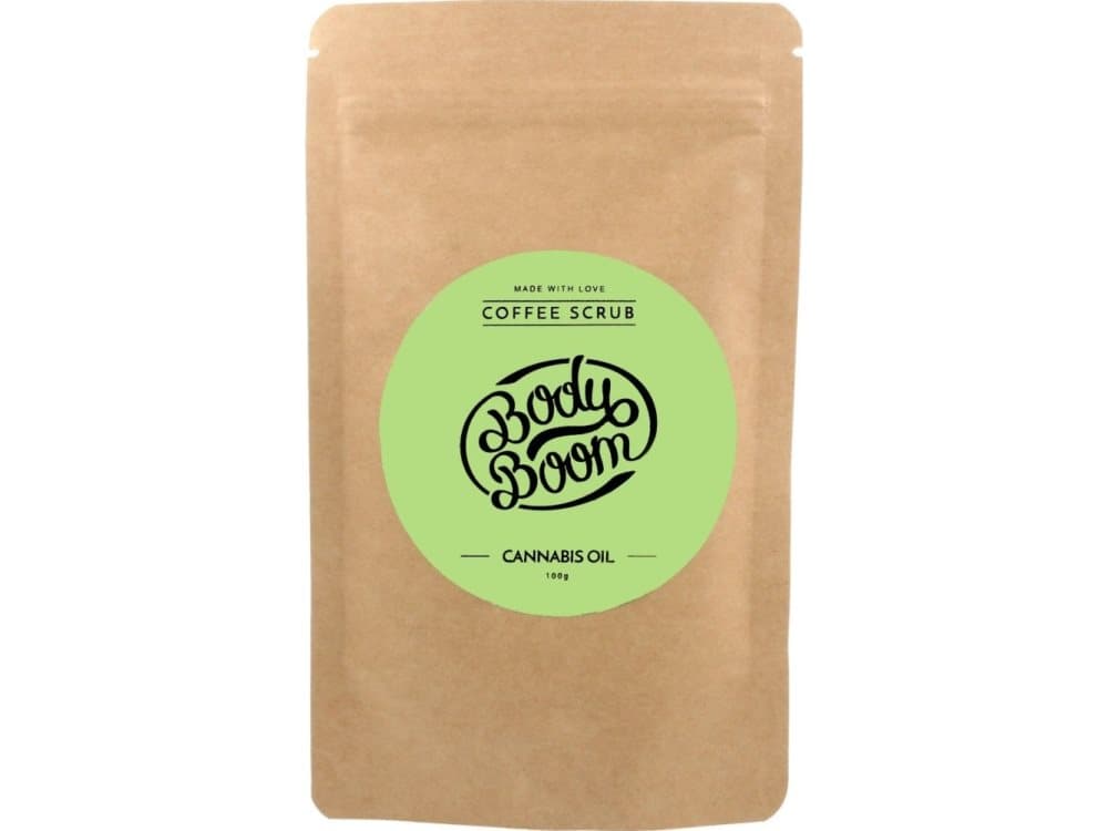 Body Boom Coffee body scrub - Cannabis Oil 100g