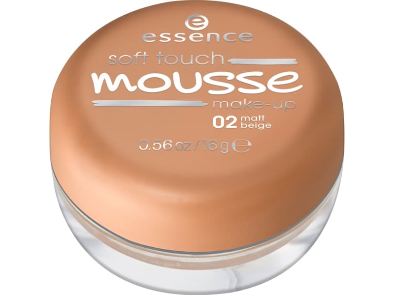 Essence Soft Touche Mousse Make-Up matte mousse foundation 02 Matt Beige 16g