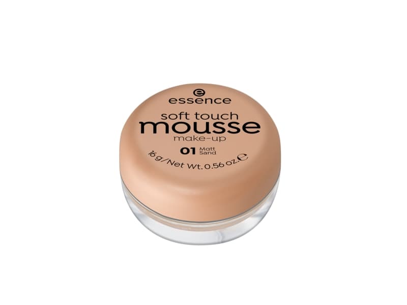 Essence Soft Touch Mousse Make-up Foundation mousse 01 Matt Sand 16g