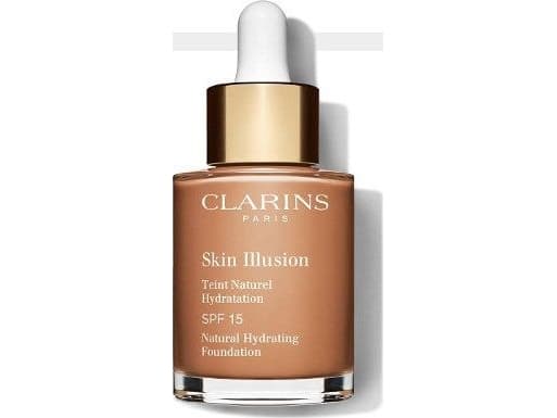 CLARINS SKIN ILLUSION NATURAL HYDRATING FOUNDATION SPF 15 112.3N Sandalwood 30ML
