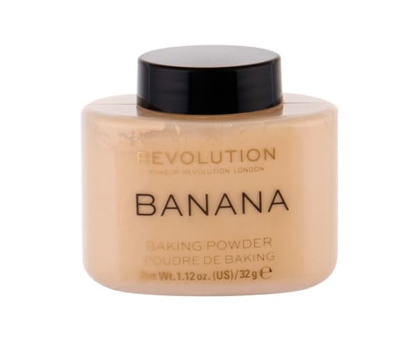 Makeup Revolution Puder sypki, Loose Baking Powder Banana, 32 g