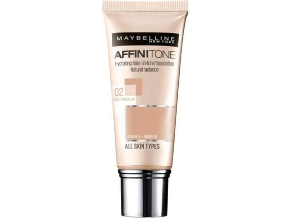 Maybelline Affinitone Unifying Foundation Cream (02 Light Porcelain) 30 ml