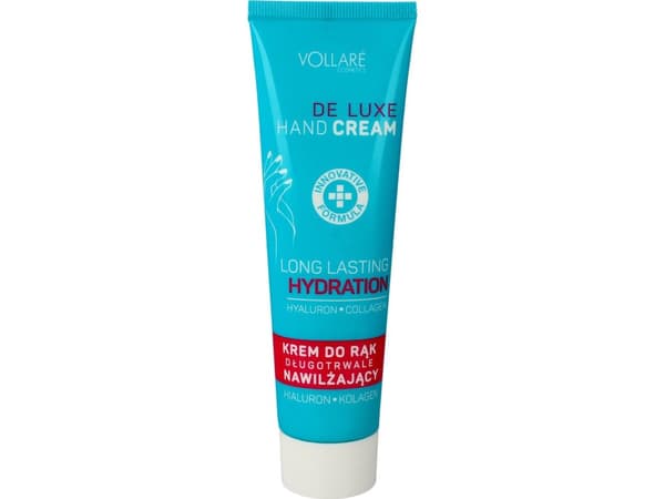Vollare De Luxe Long-lasting moisturizing hand cream - hyaluron and collagen 100ml