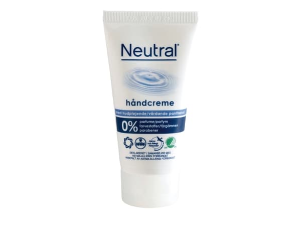 Neutral 0%, Gräddvit, Känslig hud, Rengöring, Fuktgivande, Fuktgivande, 75 ml, Rör, Färgämnen, Paraben