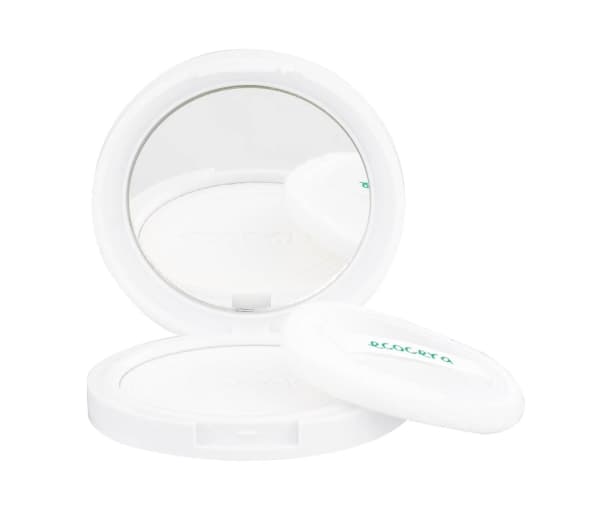 ECOCERA Face Setting Powder Transparent Bamboo Pressed Powder Hypoallergenic Natural Vegan 10g