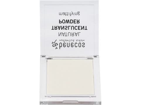 Benecos Mattifying transparent powder in stone MISSION INVISIBLE 6g