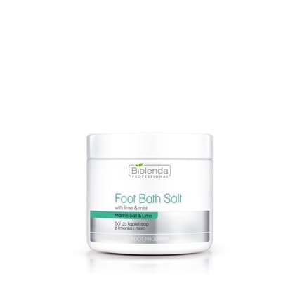 BIELENDA PROFESSIONAL_Foot Bath Salt With Lime & Mint sól do kąpieli stóp z limonką i miętą 600g