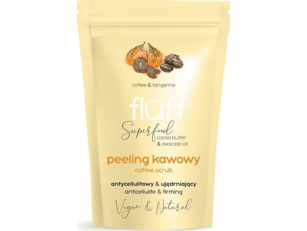 Fluff FLUFF_Coffee Scrub body coffee peeling Firming & amp; Anti-cellulite Mandarin 100g