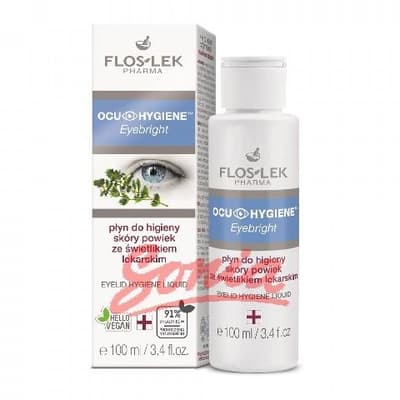 FLOSLEK Pharma Ocu Hygiene Eyebright cleanser eyelid skin with a skylight 100ml