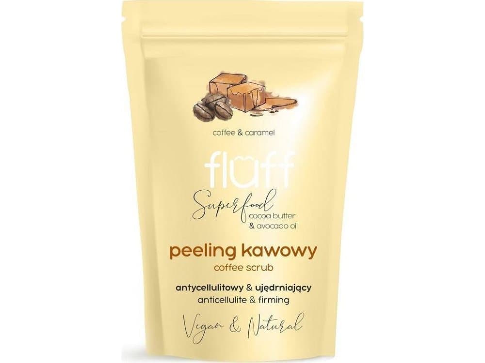 Fluff FLUFF_Coffee Scrub body coffee peeling Firming & amp; Anticellulite Caramel 100g
