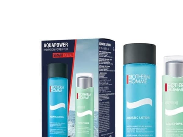Biotherm Homme Set Biotherm: Aquapower, Hydrating, Gel, For Face, 75 ml + Aquapower, Soothing & Toning, Lotion, For Face, 200 ml For Men