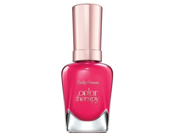 Sally Hansen Colour Therapy Nail Polish with Argan Oil, 14.7 ml, Pampered in Pink