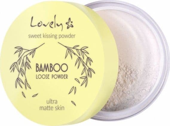 Lovely LOVELY_Sweet Kissing Powder Bamboo Loose Powder Ultra Matte Skin transparent mattande bambu ansiktspuder 5,5 g
