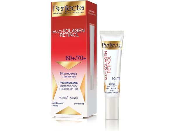 Perfecta Multi-Kolagen Retinol 60+/70+ Wrinkle Reducing and Brightening Eye and Eyelid Cream 15ml