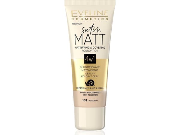 Eveline Satin Matt 4in1 103 Natural 30ml