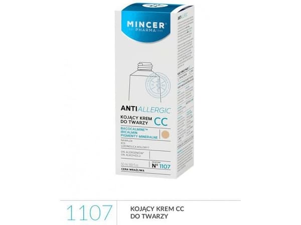 MINCER Anti Allergic 1107 CC cream 50ml tube