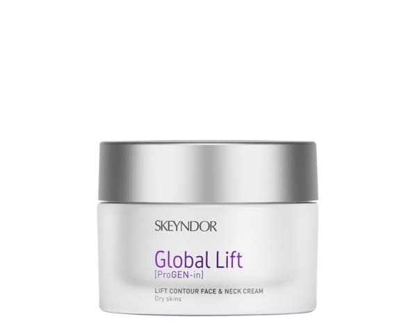 Skeyndor Global Lift Redefining Cream for Dry Skin, Dag- og nattkrem, Unisex, Tørr hud, Ansikt, Hals, Anti-aldring, Anti-rynke, Oppstrammende, Oppløf