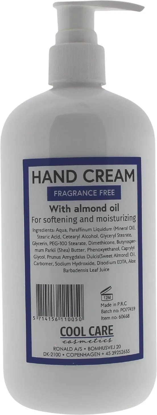 Håndcreme (500 ml) Parfumefri