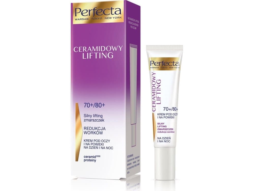 Perfecta Eye Cream Ceramide Lifting 70 +/80 + Strong lifting of wrinkles and reduction of bags 15ml