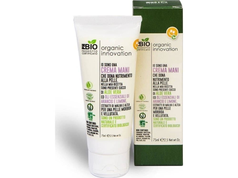Organic Organic Innovation Natural Nourishing Aloe Vera Hand Cream Wild Mallow and Marshmallow 75ml | FREE DELIVERY FROM 250 PLN