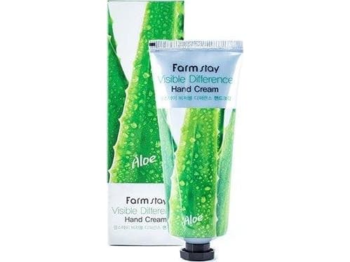 FARMSTAY_Visible Difference Hand Cream Aloe Vera 100g hand cream with horse oil