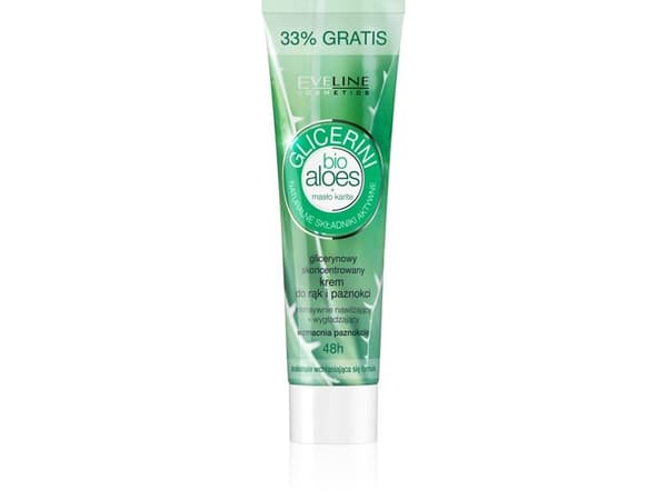 EVELINE_Glycerin Concentrated Hand and Nail Cream deeply nourishing and smoothing Bio Aloe &amp; Karite Butter 125ml