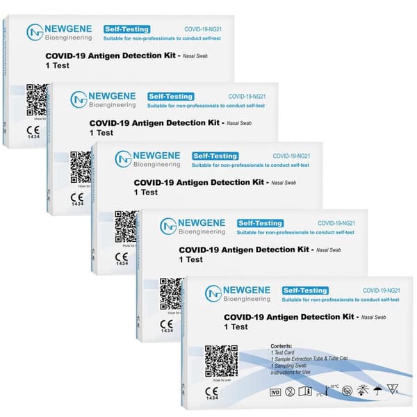 5x NEWGENE, Covid-19 - Itsetestaus