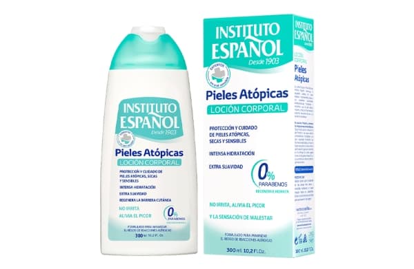 Instituto Español Atopic Skin Body Lotion, Lotion, Återfuktande, Återfuktande, Regenererande, Mjukgörande, Torr hud, Problemhud, Känslig hud, 300 ml,