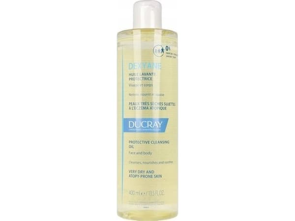 Ducray 3282770203028, 400 ml, Mycket torr hud, Motverkar uttorkning, Fuktgivande, Flaska, WATER (AQUA), GLYCERIN, DISODIUM COCOYL GLUTAMATE, OLETH-10