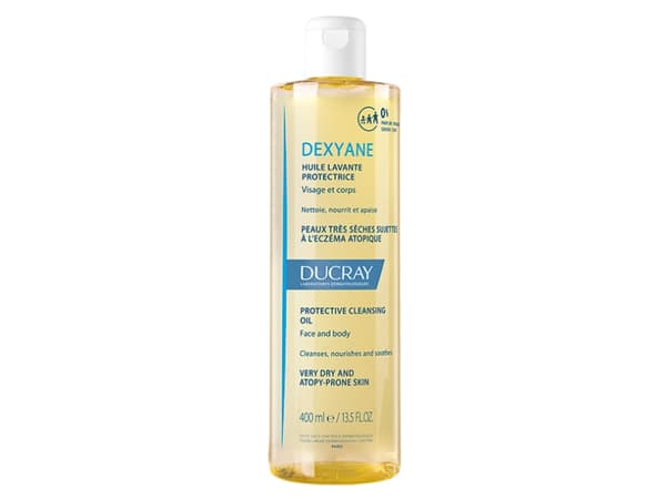 Ducray 3282770203028, 400 ml, Mycket torr hud, Motverkar uttorkning, Fuktgivande, Flaska, WATER (AQUA), GLYCERIN, DISODIUM COCOYL GLUTAMATE, OLETH-10
