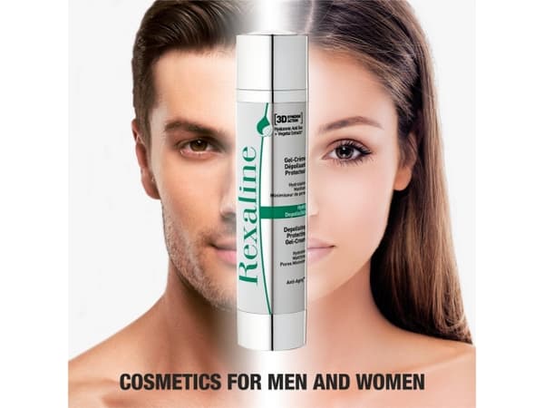 Rexaline Hydra-DepolluSkin, Unisex, Alla åldrar, Kombinerad hud, Fet hud, Iris, Rose, Anti-ageing, Återfuktande, Mattifierande, Uppfriskande, Utjämna