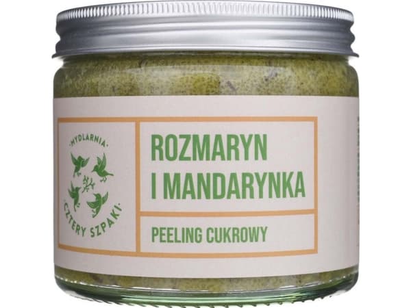 CZTERY SZPAKI WASHING PLANT_Sugar body scrub Rosemary and Mandarin 250ml