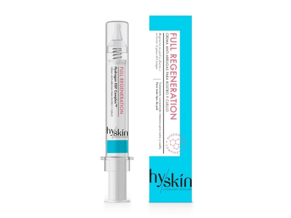 Hyskin Full Regeneration, Kvinna, Alla hudtyper, Motverkar rynkor, Fuktgivande, Utfyllande, Regenererande, Återuppbyggande, Vitamin E, 12 ml, 1 styck
