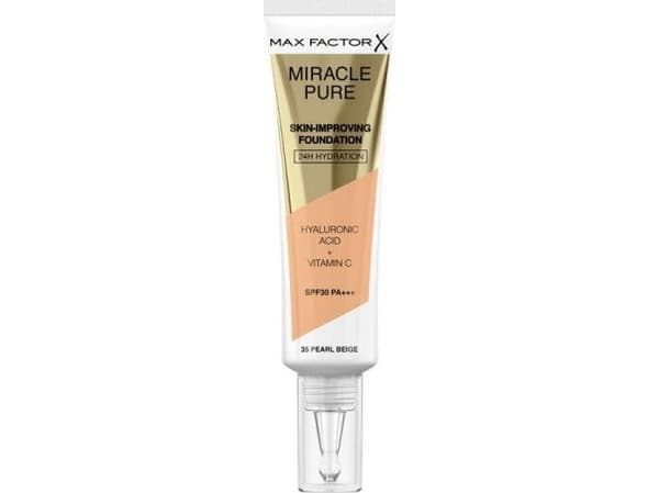 Max Factor Miracle Pure Skin-Improving Foundation 35 Pearl Beige 30 ml
