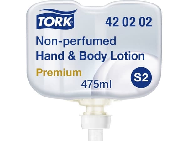Lotion Tork Hånd og Krop S2 uparf. 8 stk/pak 475ml