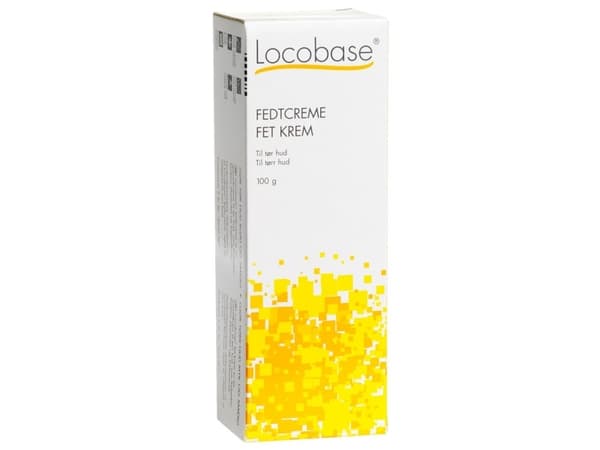 Skin Cream Locobase Fat Cream 70 % fettinnehåll utan färg/parfym 100 g,10 tub x 100 g/krt