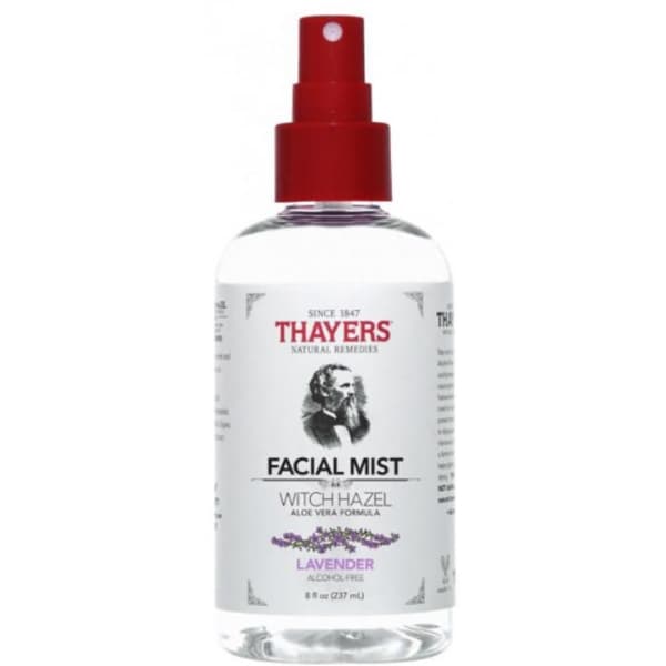 Thayers Alcohol-Free Witch Hazel Facial Mist Toner With Aloe Vera, Lavender, 8