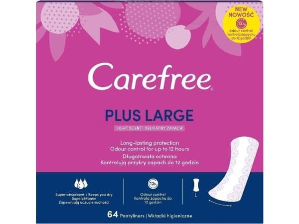 Carefree Plus Store binder Light Scent 64 stk.